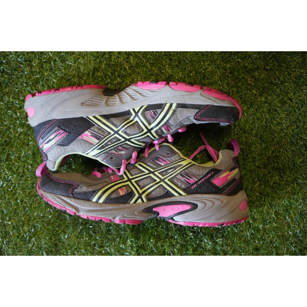 Asics Gel-Venture 5‎ T5N9Q Womens US 8 Shoes Multi Lace Up Trail Running Sneaker